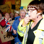 A protest performance at In Our Times 2012